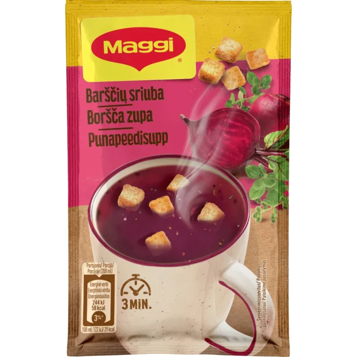 BORŠČS MAGGI AR GRAUZDIŅIEM ĀTRI PAGATAVOJAMS 16G