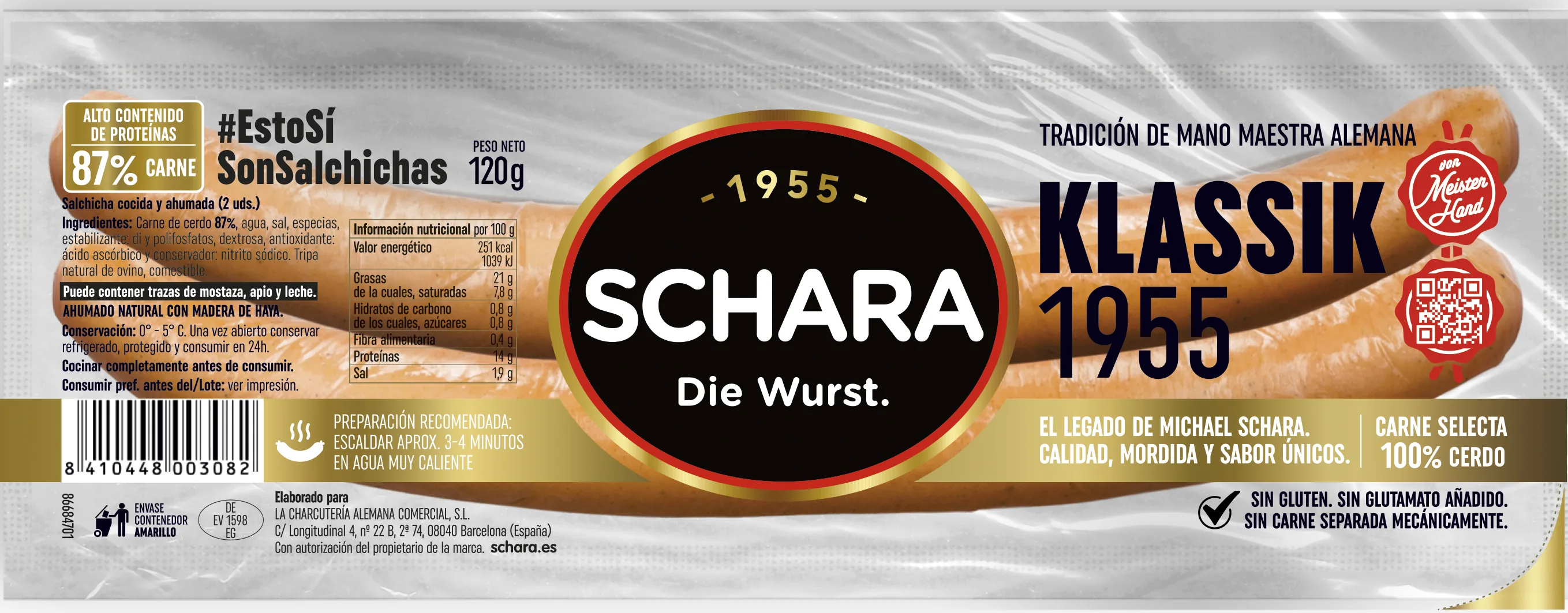 VĀRĪTAS DESIŅAS SCHARA KLASISKĀ, 120G