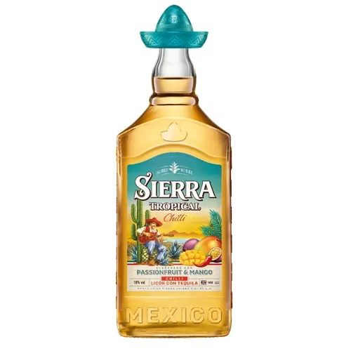 Tekilas liķieris Sierra Tropical Chilli, 18%, 0,7 l