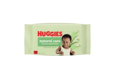 MITRĀS SALVETES HUGGIES NATURAL CARE PF 48GB.
