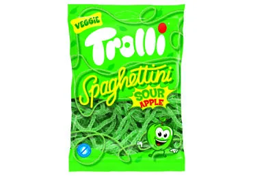 ŽELEJKONFEKTES TROLLI SPAGHETTINI APPLE 100G