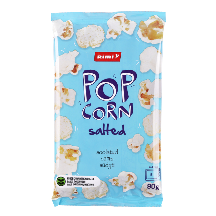 POPKORNS RIMI SĀLĪTS 90G
