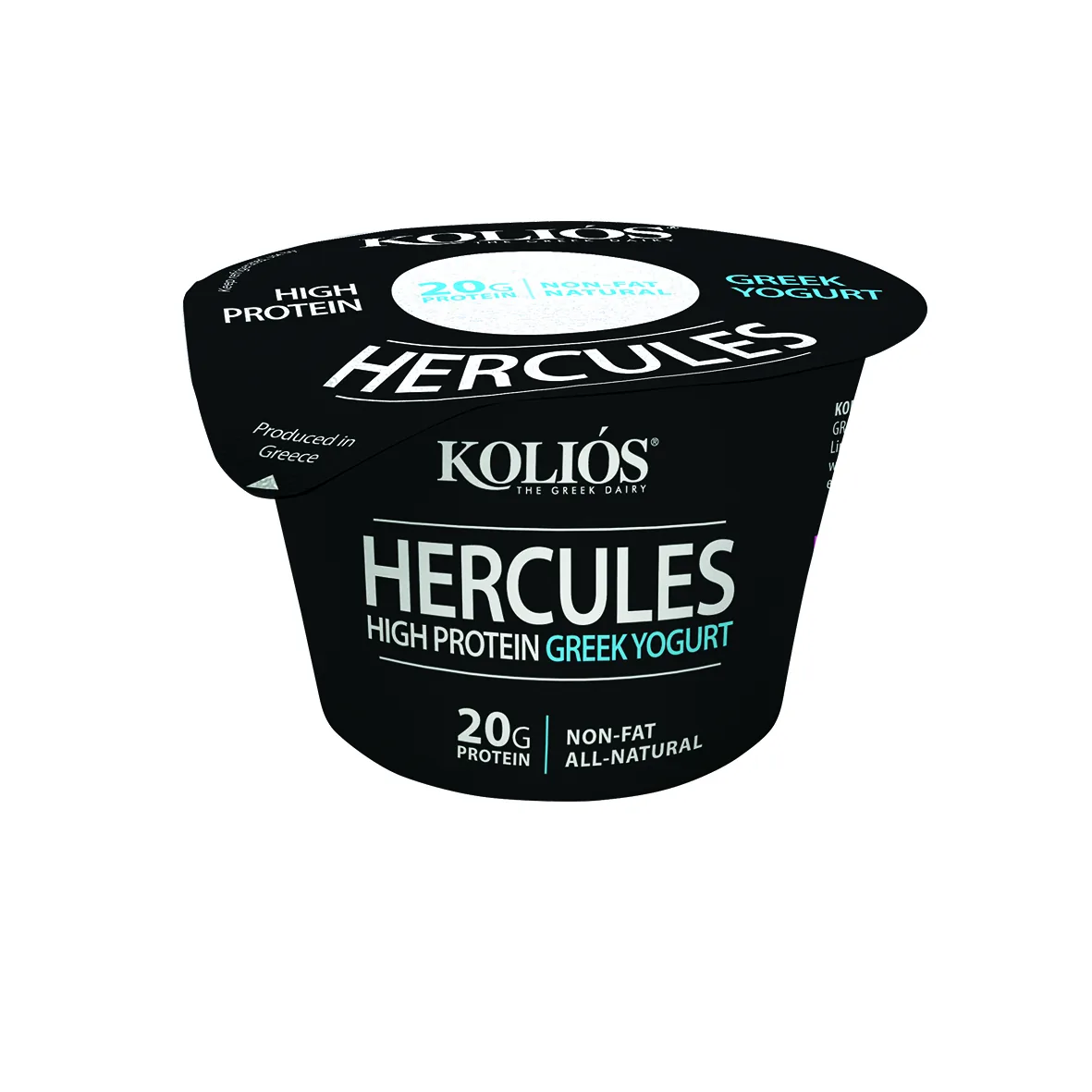 GRIEĶU JOGURTS KOLIOS HERCULES HIGH PROTEIN, AUTENTISKS, 0%, 200G