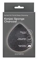 PURABLE KONJAC SPONGE - CHARCOAL KONJAKA SEJAS ATTĪRĪŠANAS LĪDZEKLIS, 1GAB.