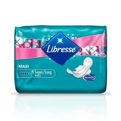 Libresse Maxi Night Super biezās higiēniskās paketes N9