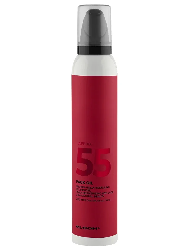 Elgon Affixx fiksācijas želeja-putas matu veidošanai 55 pack oil, 200 ml