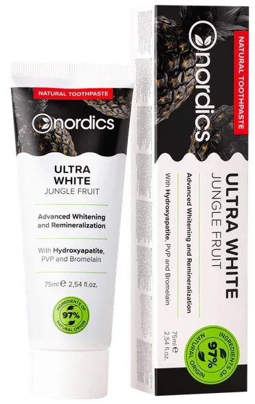 Nordics Ultra White Jungle fruit zobu pasta, 75 ml