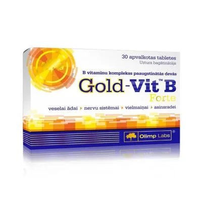 Olimplabs Gold B vitamīns forte tabletes N30