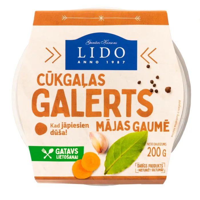 CŪKGAĻAS GALERTS LIDO MĀJAS GAUMĒ 200G