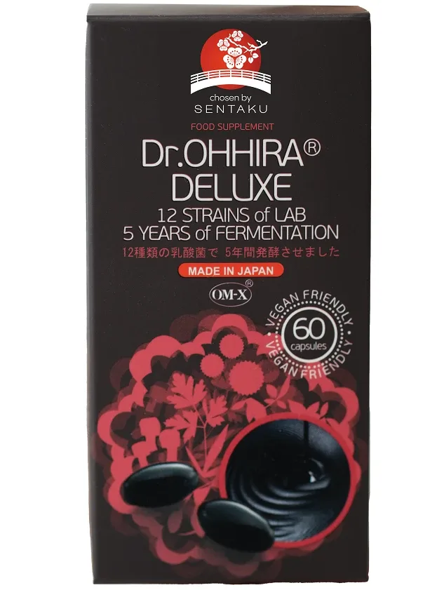Dr. Ohhira® Deluxe 12 pienskābo baktēriju celmu komplekss, 60 kapsulas