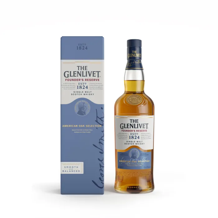 Viskijs Glenlivet Foundres Rva 40% 0,7 l