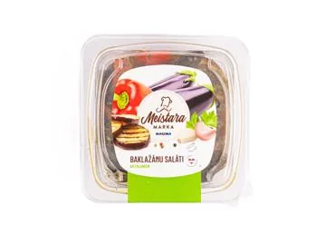 BAKLAŽĀNU SALĀTI AR ZAĻUMIEM MEISTARA MARKA 250G