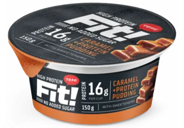 PROTEĪNA PUDIŅŠ TERE FIT! AR SAĻO KARAMELI 150G