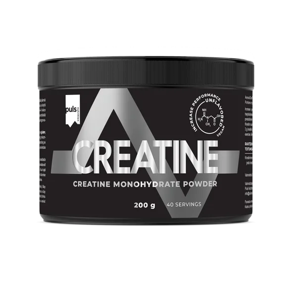 Puls Nutrition Creatine Unflavoured pulveris, 200 g