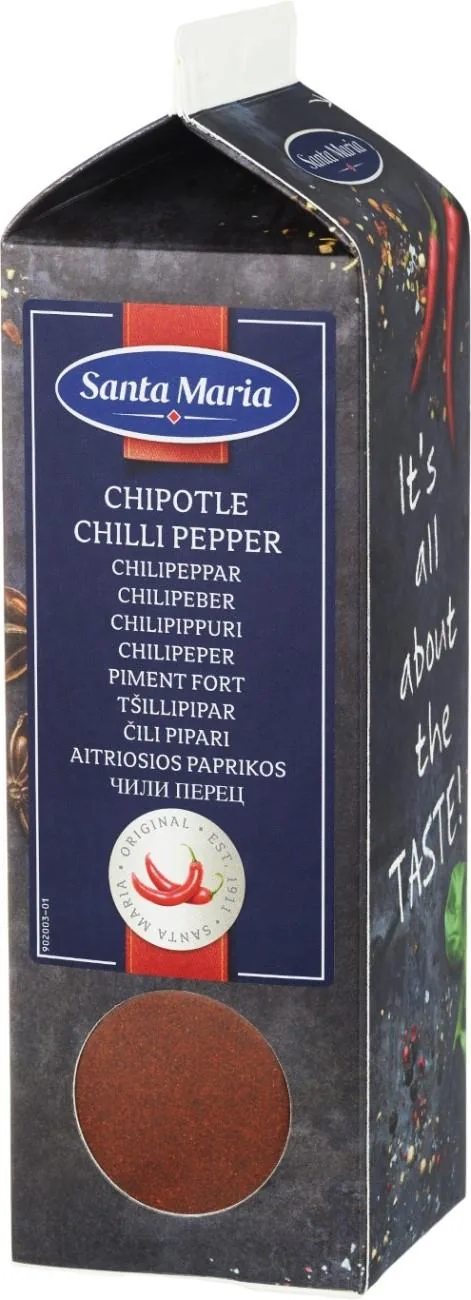 ČILI PIPARI CHIPOTLE 500 G, SANTA MARIA, TETRAPAKA