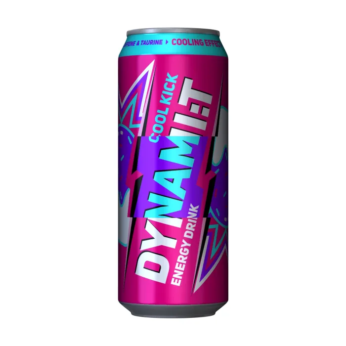 ENERĢIJAS DZĒRIENS DYNAMIT COOL KICK AR SALDINĀTĀJU 0,5L