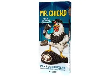 ŠOKOLĀDE AR OREO KRĒMA PILDĪJUMU MR.CHICKO 50G