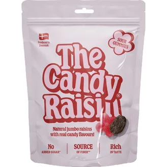 ROZĪNES CANDY RAISIN AR SKĀBO ŽELEJKONFEKŠU OGU GARŠU 85G