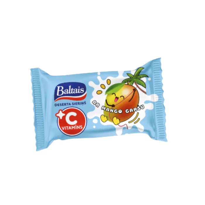 DESERTA SIERIŅŠ BALTAIS AR C VITAMĪNU UN MANGO GARŠU 38G