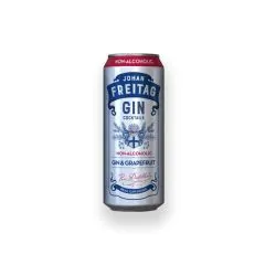 DZĒRIENS FREITAG DŽINA, GREIPFRŪTU GARŠU 0% 0.5L AR DEPOZ.