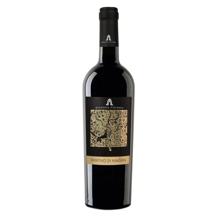 Sarkanvīns masseria pietrosa primitivo di manduria 14% 0,75 l