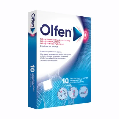 Olfen 140 mg plāksteris N10