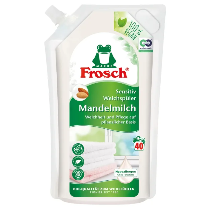 AUDUMA MĪKSTINĀTĀJS FROSCH AR MANDEĻU PIENU 1L