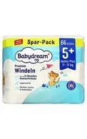 BABYDREAM JUNIOR PLUS5+ AUTIŅBIKSĪTES, 11-17KG, 66GAB.
