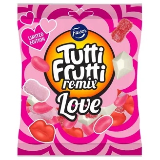 ŽELEJKONFEKTES TUTTI FRUTTI REMIX LOVE 150G V26