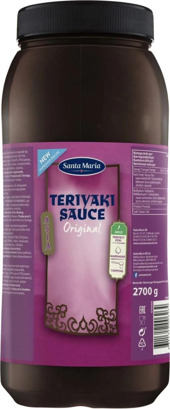 TERIJAKI MĒRCE 2700G, SANTA MARIA FS