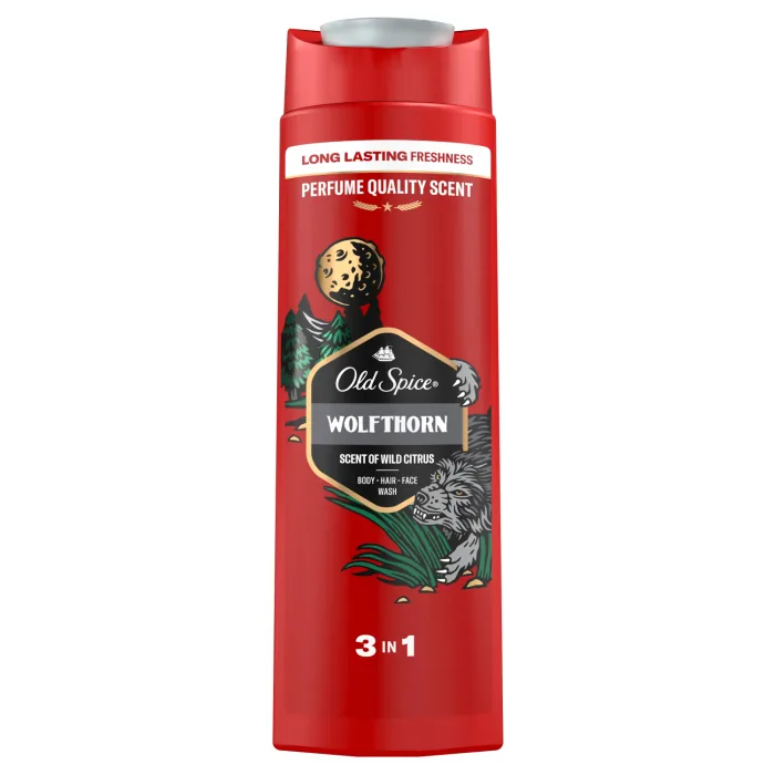 DUŠAS ŽELEJA OLD SPICE WOLFTHORN 400ML