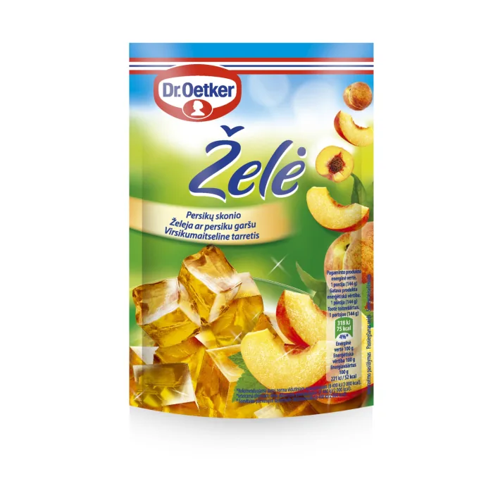 ŽELEJA DR OETKER AR PERSIKU GARŠU 72G