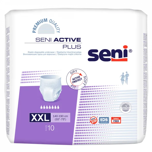 Seni Active Plus подгузники-трусики, 10 шт.