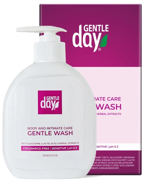 Gentle Day Intimate and Body mazgāšanas līdzeklis intīmai zonai, 250 ml