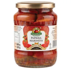 PAPRIKA MARINĒTA 660G/320G