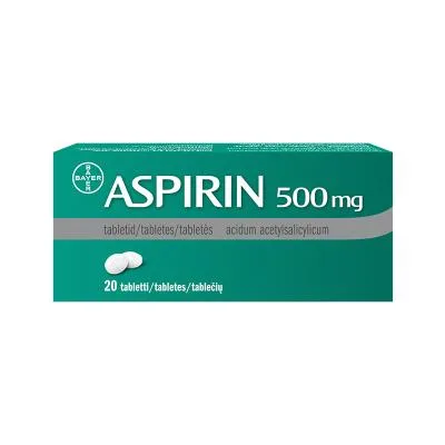 Aspirin 500 mg tabletes N20