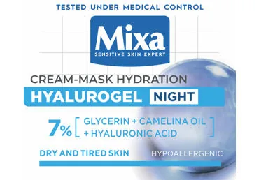 SEJAS KRĒMS-MASKA MIXA HYALUROGEL NAKTS 50ML