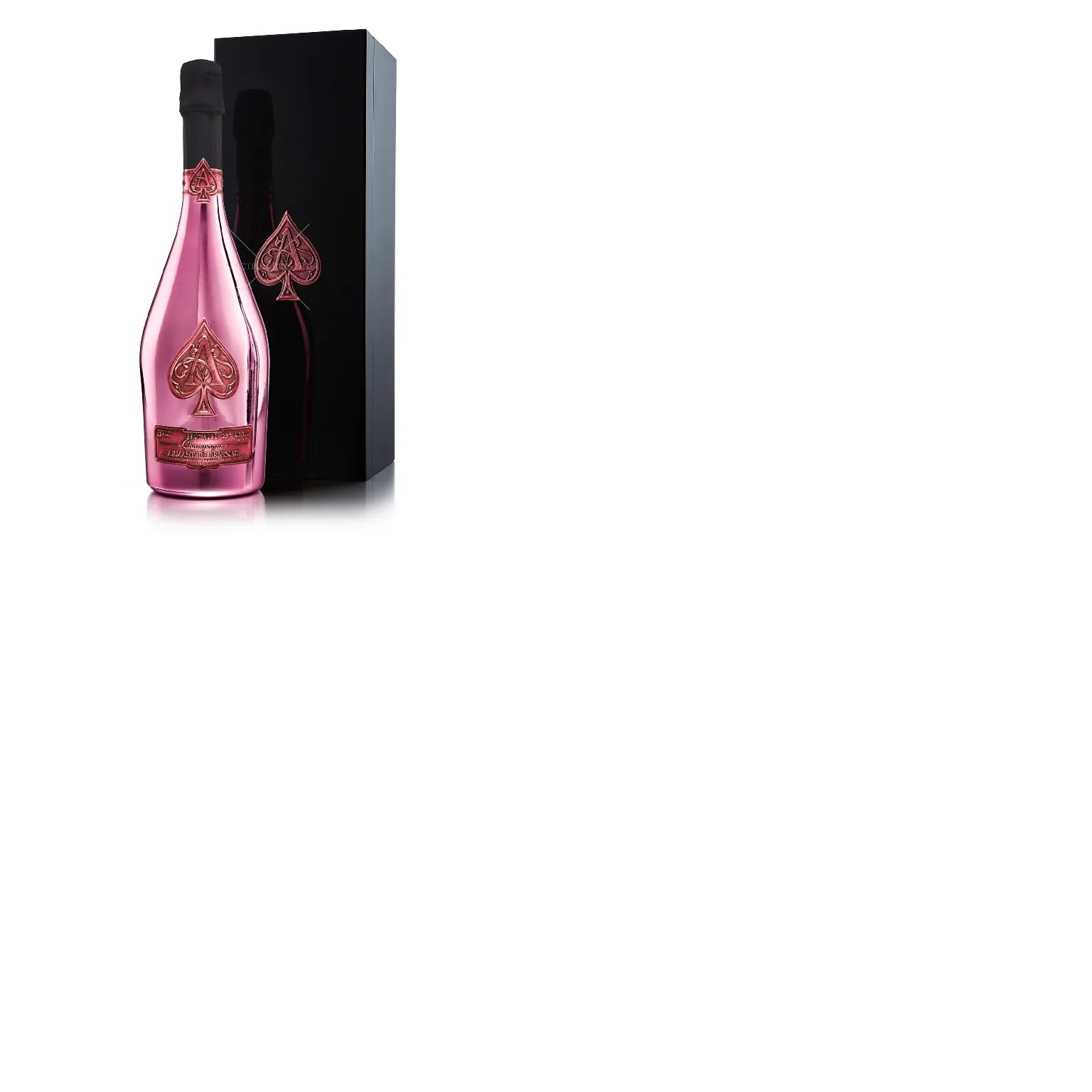Шампанское Armand de Brignac Rosé, 12,5%, Brut, в подарочной упаковке, 0,75 л
