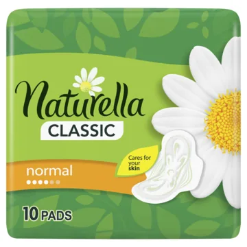 HIGIĒNISKĀS PAKETES NATURELLA CLASSIC NORMAL, S2, 10 GAB.