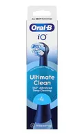 ORAL-B IO ULTIMATE CLEAN BLACK ELEKTRISKĀS ZOBU BIRSTES UZGAĻI, 4GAB
