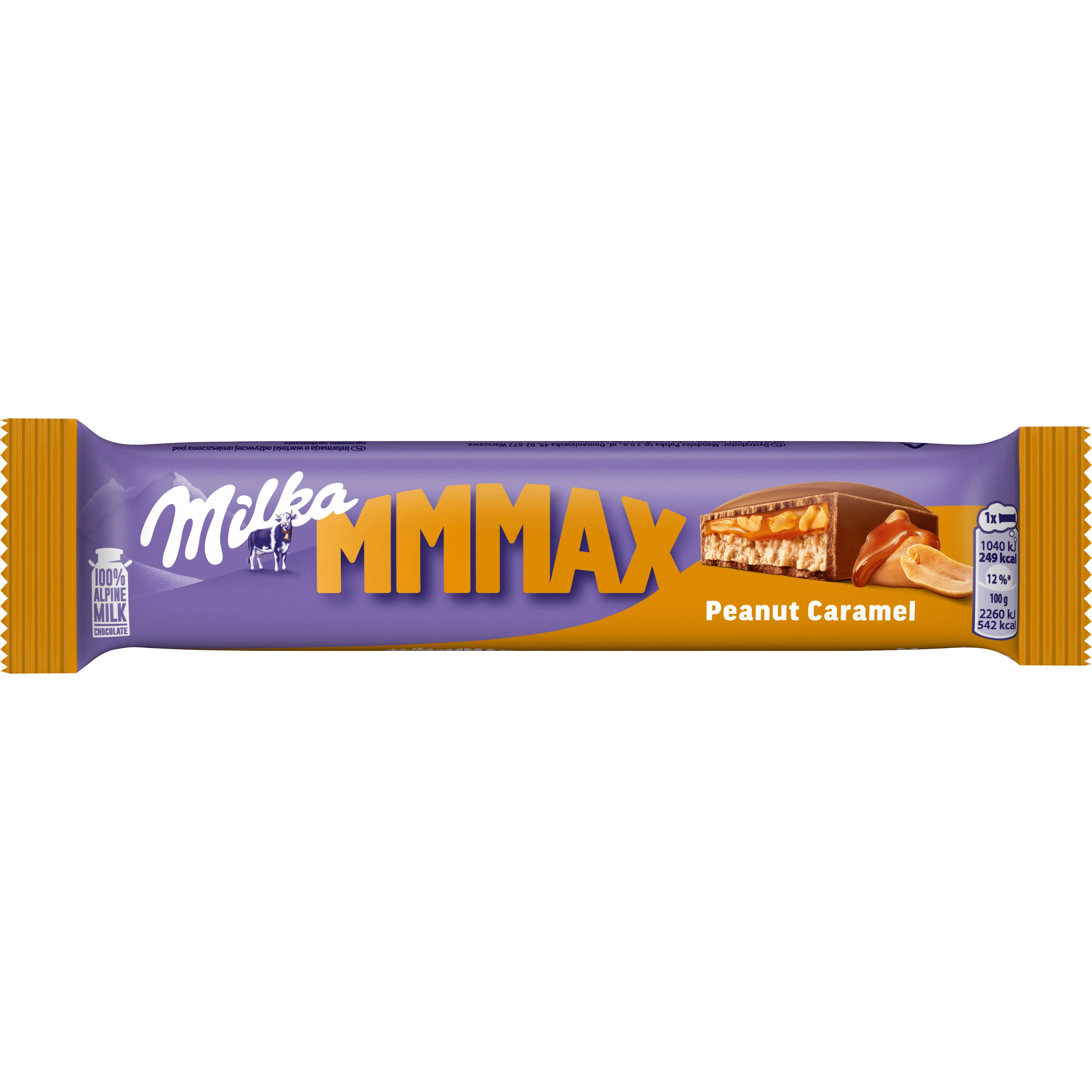 Шоколадный батончик Milka Peanut, 46 г