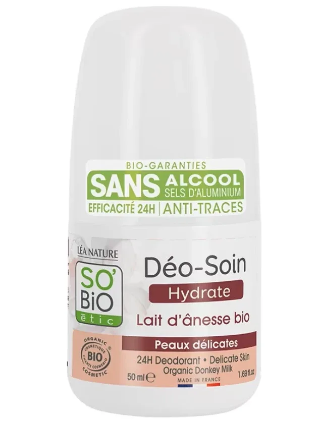 So BIO 24H dezodorants ar ēzeļa pienu, 50 ml
