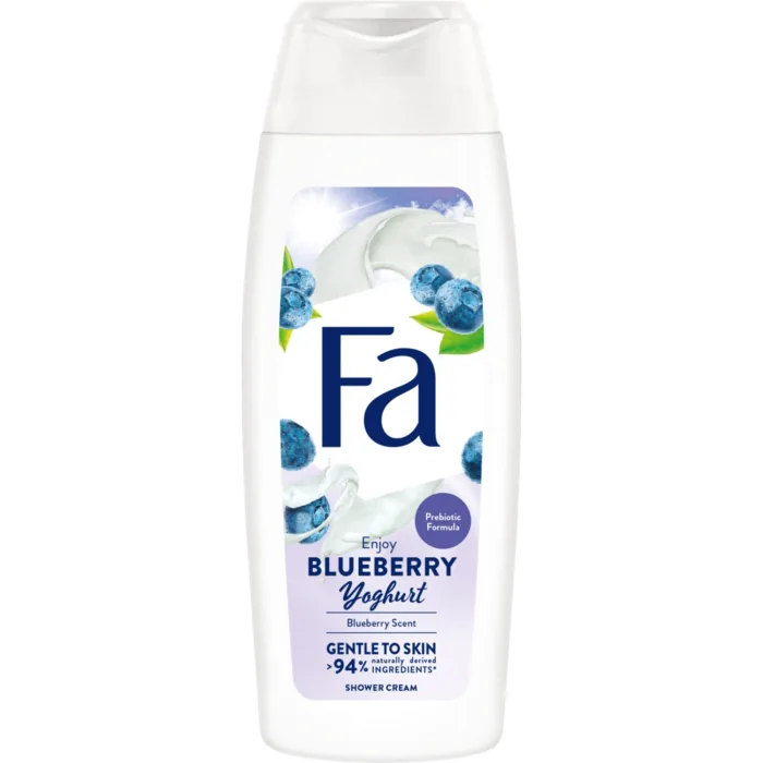 DUŠAS ŽELEJA FA YOGHURT BLUEBERRY 400ML