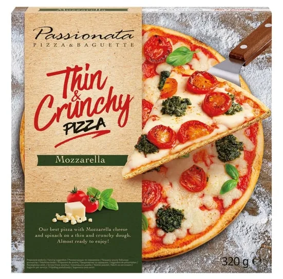 SALDĒTA PICA PASSIONATA MOZZARELLA AR SPINĀTIEM, 320G
