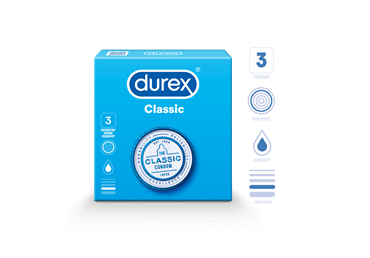 PREZERVATĪVI DUREX CLASSIC N3
