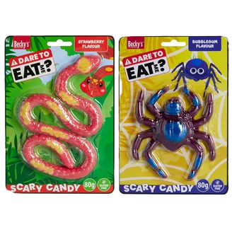 ŽELEJKONFEKTE BECKYS SNAKE SPIDER 80G HW26