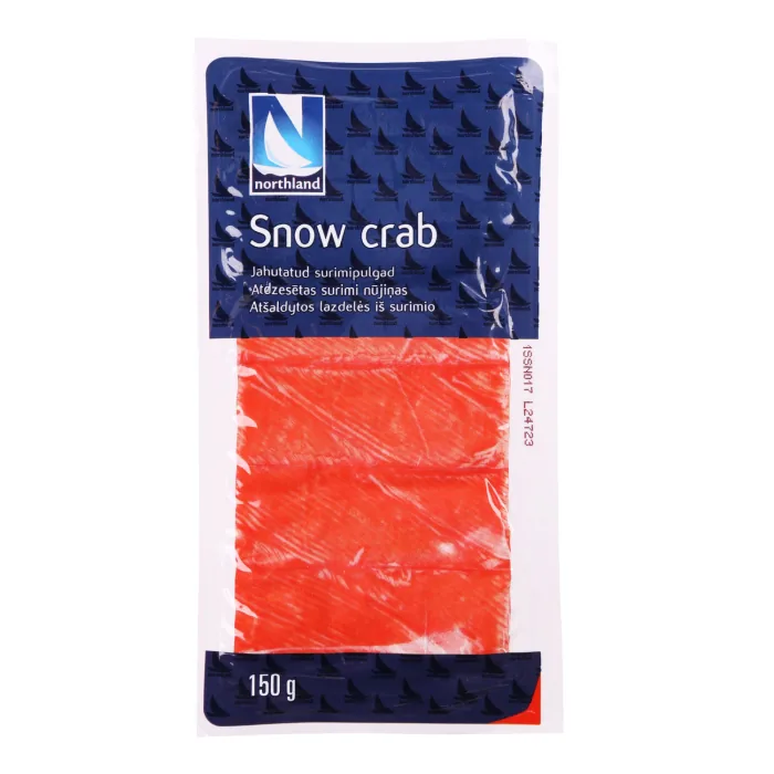 SURIMI NŪJIŅAS NORTHLAND SNIEGA KRABIS, ATDZESĒTAS 150G
