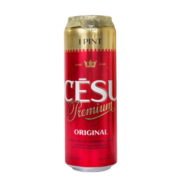 Alus Cēsu Premium, bundžā 5% 0,568 l