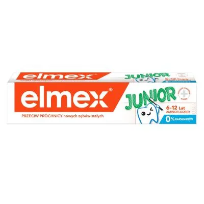 Elmex Junior zobu pasta 6-12 gadi 75 ml
