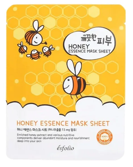 Esfolio Pure Skin Honey essence auduma sejas maska, 1 gab.